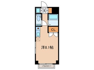 カスタリア都立大学の物件間取画像